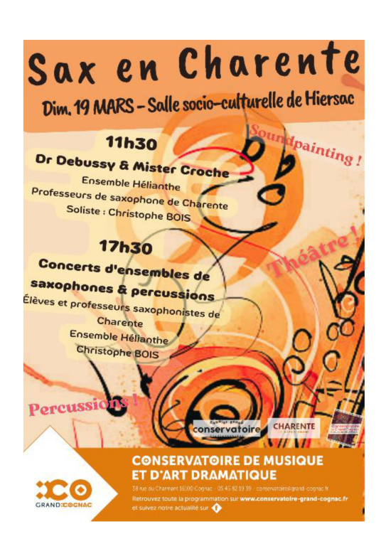  CONCERT SAX EN CHARENTE