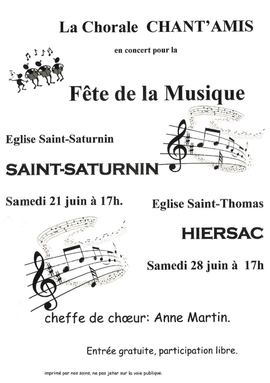  CHORALE CHANT'AMIS EGLISE DE HIERSAC