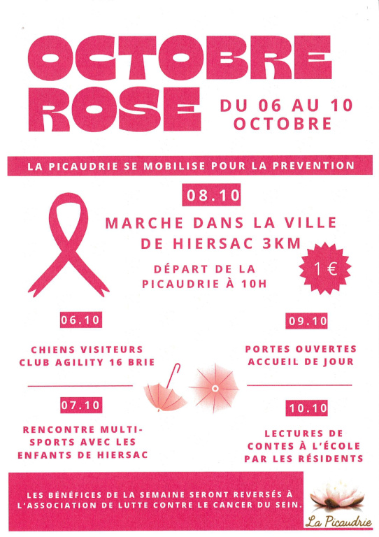  MARCHE OCTOBRE ROSE