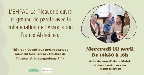 GROUPE DE PAROLE / MALADIE D'ALZHEIMER