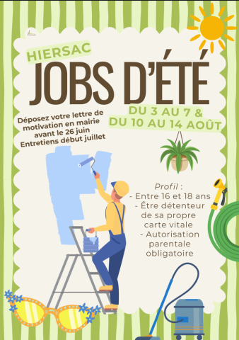 JOBS D'ÉTÉ