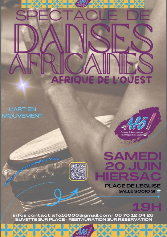  SPECTACLE DE DANSE AFRICAINE